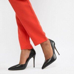 Bronx Pointy Toe Elasticized High Heel Pumps ASOS